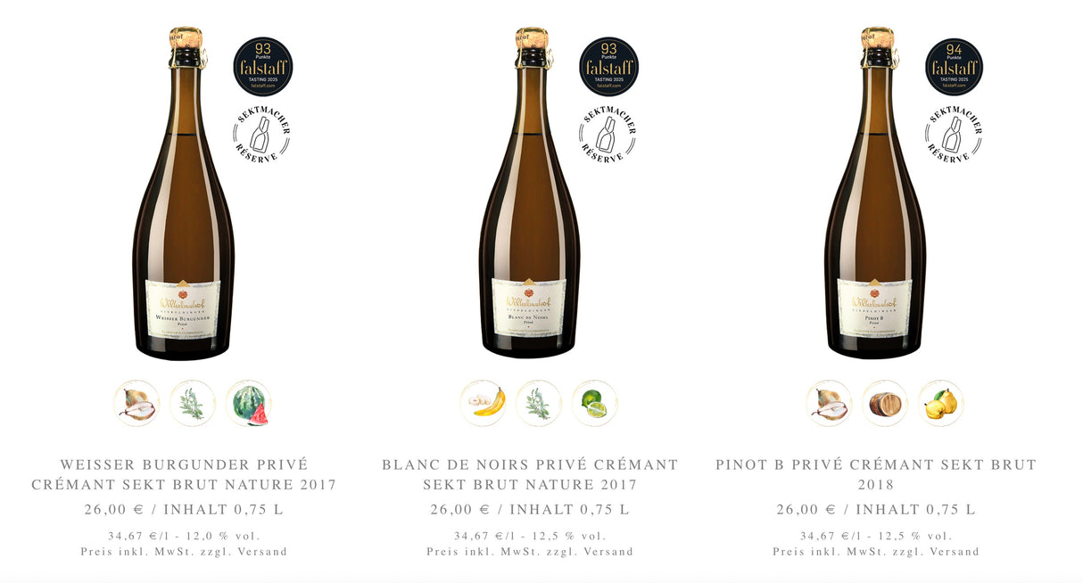 Crémant and Croissant mit Wein- und Sektgut Wilhelmshof aus der Pfalz